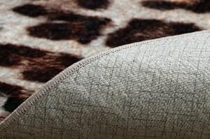 Dywany Luszczow Dětský kusový koberec MIRO 51568.804 pratelný Leopardí vzor protiskluz, krémová / hnědá Rozměr koberce: 120 x 170 cm