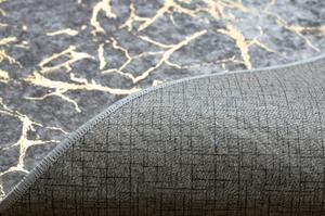 Dywany Luszczow Dětský kusový koberec MIRO 11111.2107 pratelný Mramor, glamour protiskluz, světle šedá / zlatý Rozměr koberce: 80 x 150 cm