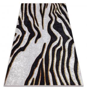Dywany Luszczow Dětský kusový koberec MIRO 52002.807 pratelný Zebra vzor protiskluz, krémová / černý Rozměr koberce: 80 x 150 cm