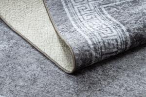 Dywany Luszczow Dětský kusový koberec MIRO 51317.807 pratelný Rám, řecký protiskluz, šedá Rozměr koberce: 80 x 150 cm