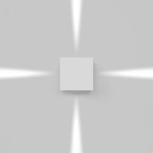 Artemide venkovní nástěnné svítidlo Effetto 14 Square 11 W 3000K 4 úzké paprsky antracit