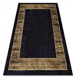 Dywany Luszczow Dětský kusový koberec MIRO 51223.806 pratelný Rám, řecký protiskluz, černý / zlatý Rozměr koberce: 120 x 170 cm