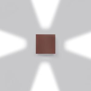 Artemide venkovní nástěnné svítidlo Effetto 14 Square 11 W 220-240 V 3000K rez