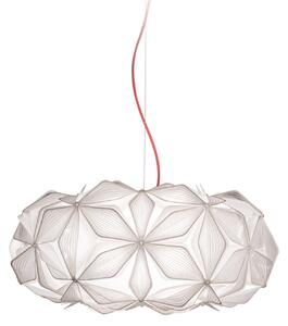 Závěsná svítidlo Slamp, C'EST LA VIE, stmívatelné, Bílá, Obývací pokoj, Plast, Design