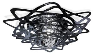 Stropní Lampa Slamp, Aurora, stmívatelné, Černá, Obývací pokoj, Plast, Design
