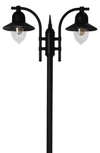 Como 2 Venkovní Parková Lampa pro Concrete Anchor Black