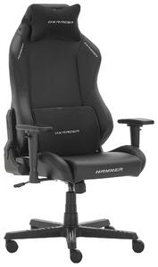 HERNÍ ŽIDLE, vzhled kůže, černá Dxracer - Herní židle