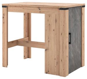 BAROVÝ DÍL, barvy břidlice, dub artisan Hom`in - Barové skříňky & barové pulty