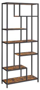 REGÁL, hnědá, černá, 80/180/30 cm Boxxx - Online Only regály & police, Online Only
