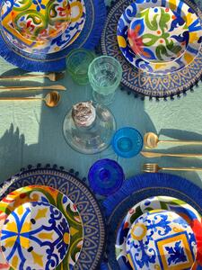 VILLA D’ESTE HOME TIVOLI Servis talířů Naxos 18 kusů, barevný vzor