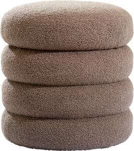 TABURET, textil, 41/42/41 cm Xora - Taburety
