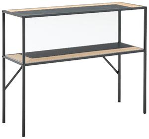 KONZOLOVÝ STOLEK, jedle, přírodní barvy, černá, 100/79/35 cm MID.YOU - Konzolové stolky, Online Only