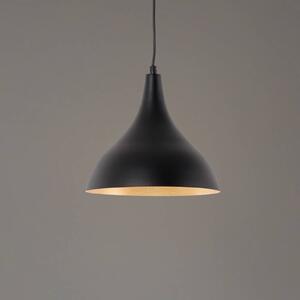 Opviq Závěsné světlo Berceste, černé/měď, Ø 22 cm, železo, stmívatelný, Černá, Obývací pokoj / jídelna, kov