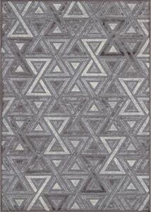 J-Line Kusový koberec Ragusa 2503 58 černostříbrný BARVA: Černá, ROZMĚR: 160x230 cm