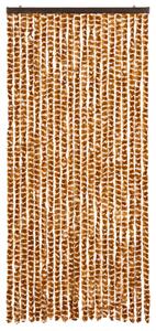 Závěs proti hmyzu okrovo-bílý 90 x 220 cm Chenille