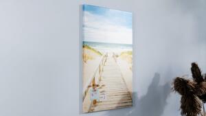 ALLboards CANVAS CAN96_96 obraz Cesta na pláž 60 x 90 cm