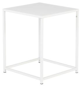 Odkládací stolek Staal, bílý, 38x37