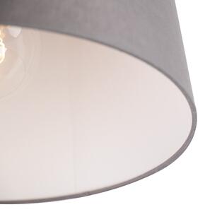 Moderní stropní svítidlo s tmavě šedým odstínem 35 cm - Combi