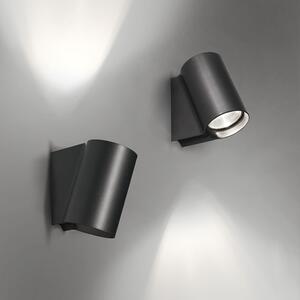 Artemide nástěnné svítidlo Oblique Wall 23 W 3000K antracit