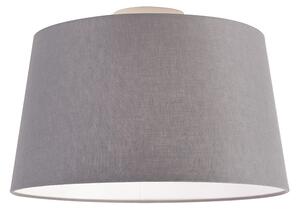 Moderní stropní svítidlo s tmavě šedým odstínem 35 cm - Combi