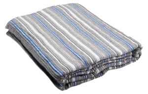 TP Multifunkční přehoz 150x200 Stripes - šedý/modrý