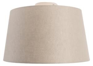 Moderní stropní svítidlo s tupým odstínem 35 cm - Combi
