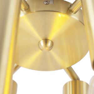 Stropní svítidlo ve stylu Art Deco zlatá 6-světlo -Tubi