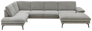 SEDACÍ SOUPRAVA, textil, šedá Dieter Knoll - Sedací soupravy