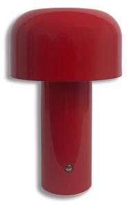 Bezdrátová stolní LED lampa Cap Červená