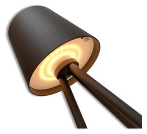 Bezdrátová stolní LED lampa Tripod Bronzová