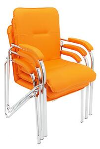 Konferenční židle Samba Oranžová