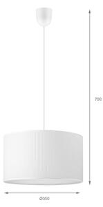 BRILAGI - Lustr na lanku SIRIJA MODERN 1xE27/60W/230V pr. 35 cm bílá