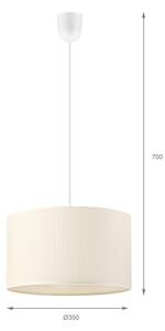 BRILAGI - Lustr na lanku SIRIJA MODERN 1xE27/60W/230V pr. 35 cm krémová