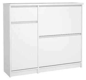 BOTNÍK, vysoce lesklá bílá, 108,9/92,9/31,5 cm Livetastic - Online Only šatny & botníky, Online Only