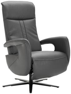 RELAXAČNÍ KŘESLO, kůže, antracitová Dieter Knoll - Relaxační křesla