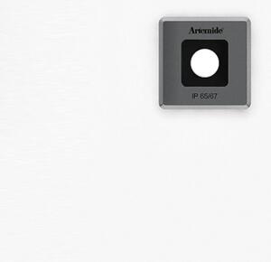 Artemide vestavné LED svítidlo Ego 55 Flat 1,2 W 3000K čtvercové IK10