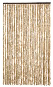 Závěs proti hmyzu béžový 118 x 220 cm Chenille