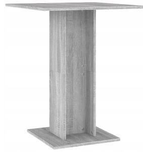 Bistro stolek šedý dub sonoma 60x60x75 cm