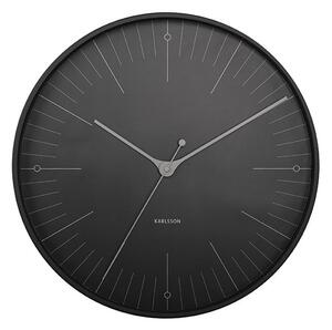 Nástěnné hodiny Index Black 40 cm