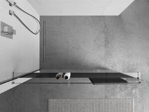 Mexen Kioto polička/držák na ručníky pro sprchovou zástěnu, 140 cm, chrom