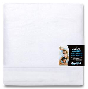 Jednobarevný froté ručník z extra jemné bavlny (mikrobavlny). Barva ručníku je bílá. Rozměr ručníku 50x100 cm. Plošná hmotnost 450 g/m2. Praní na 60°C