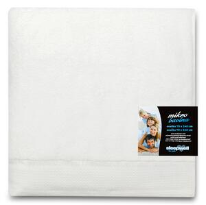 Jednobarevný froté ručník z extra jemné bavlny (mikrobavlny). Barva ručníku je smetanová. Rozměr ručníku 50x100 cm. Plošná hmotnost 450 g/m2. Praní na 60°C