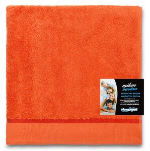 Jednobarevný froté ručník z extra jemné bavlny (mikrobavlny). Barva ručníku je terakota. Rozměr ručníku 50x100 cm. Plošná hmotnost 450 g/m2. Praní na 60°C