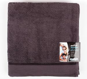 Jednobarevný froté ručník z extra jemné bavlny (mikrobavlny). Barva ručníku je antracitová. Rozměr ručníku 50x100 cm. Plošná hmotnost 450 g/m2. Praní na 60°C