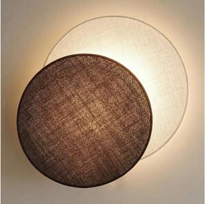 Brilagi - Nástěnné svítidlo CIRCLES 1xE27/60W/230V pr. 45 cm krémová/hnědá