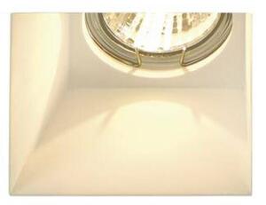 SLV BIG WHITE PLASTRA, vestavné svítidlo, QPAR51, hranaté, bílá sádra, max. 35 W 148071