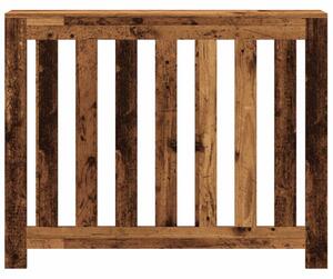 Kryt na radiátor old wood 104 x 20 x 82 cm kompozitní dřevo