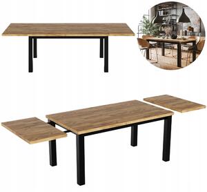 Rozkládací kuchyňský jídelní stůl Classic 200/300 x 100 cm Skládací LOFT