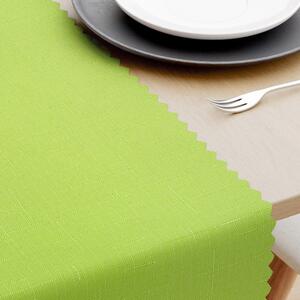 Goldea běhoun na stůl teflonový - zelený 50x140 cm