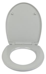 Wenko Záchodové prkénko Premium se zpomalovacím mechanismem (šedá) (100357014002)